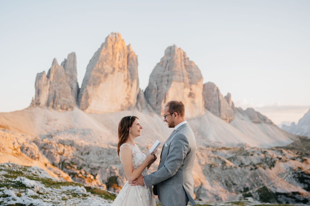Svatební focení Dolomity
