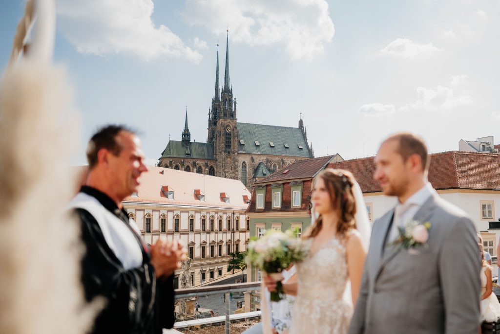 Svatba Tržnice Brno výhled