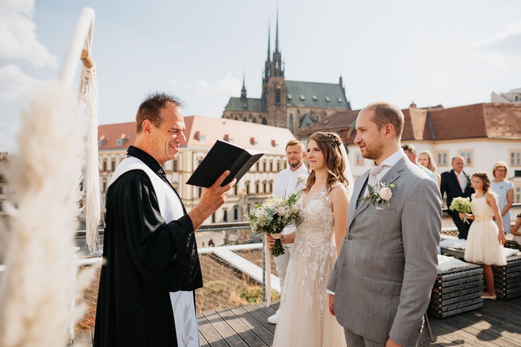 Svatba Tržnice Brno obřad